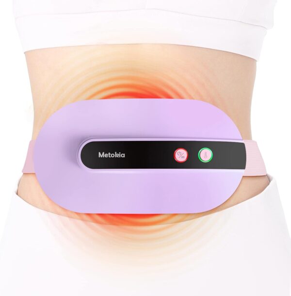 510tBvbt2sL._AC_SL1500_.jpg Portable Cordless Heating Pad, Electric Waist Belt Device, Heating Pad for Back Pain with 3 Modes, Portable Electric Fast Heating Belly Wrap Belt for Women and Girl(Purple)