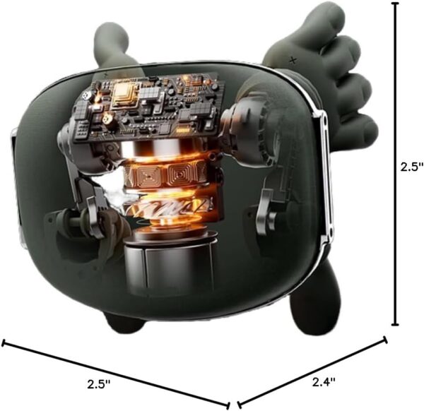 51FSR-8xhHL._AC_SL1168_.jpg ZoserX - Bionic Heated Massager, Portable Shiatsu Neck and Back Massager, Electric Deep Tissue 4D Kneading Massage, Simulated Human Hand Design for Pain Relief and Muscle Relax (Green)
