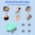 Electric Scalp Massager for Men Women, Handheld Cat Dog Pet Head Massager with 4 Massage Heads, 3 Speeds, Waterproof, for Hair Growth, Soothing Muscles Joints, Stress Relax(Green)