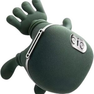ZoserX - Bionic Heated Massager, Portable Shiatsu Neck and Back Massager, Electric Deep Tissue 4D Kneading Massage, Simulated Human Hand Design for Pain Relief and Muscle Relax (Green)