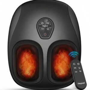 Heycool Fathers Day Dad Gifts, 2026 Upgraded Shiatsu Foot Massager FSA Eligible HSA, Remote Control, Foot Massager with Heat, Compression & Vibration Massage for Plantar Fasciitis, Neuropathy