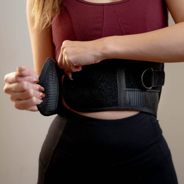 Ottobock The S.P.I.N.E. Adjustable Lower Back Brace with Pulley System - Lumbar Back Support Belt for Men and Women - Compression to Relieve Lower Back Pain & Spine Pressure, Medium