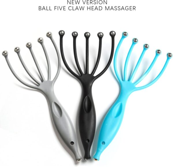 61p1hubaLDL._AC_SL1500_.jpg Head Massager,Protable Handheld SPA Scalp Massage Tool for Deep Relaxation & Stress Reduction Wet and Dry in The Office Home SPA (2-Pack) (Black Black)