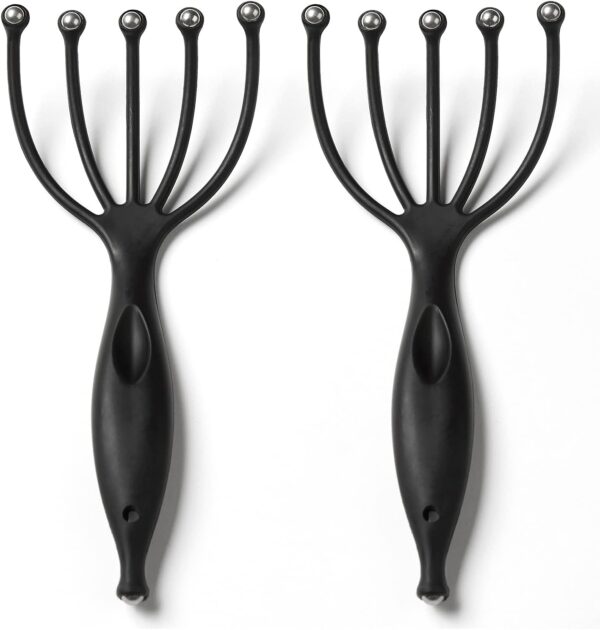 61ptzlxFKEL._AC_SL1500_.jpg Head Massager,Protable Handheld SPA Scalp Massage Tool for Deep Relaxation & Stress Reduction Wet and Dry in The Office Home SPA (2-Pack) (Black Black)