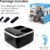 COMFIER FSA Eligible Foot Massager with Heat, Shiatsu Foot Massager Machine for Neuropathy Plantar Fasciitis, Squeeze & Rolling Foot Massage, Remote Control & Piano-Key Button