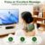 Nooydio Neck Massager, Neck and Back Massager with Heat & 4D Kneading, Shiatsu Deep Tissue Wireless Massager for Shoulder Cervical Pain Relief, Portable Rechargeable for Home Office (Green)