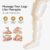 FIT KING Air Compression Leg Massager with Heat, Adjustable Wrap Design, Heated Compression Sequential Device FSA-HSA