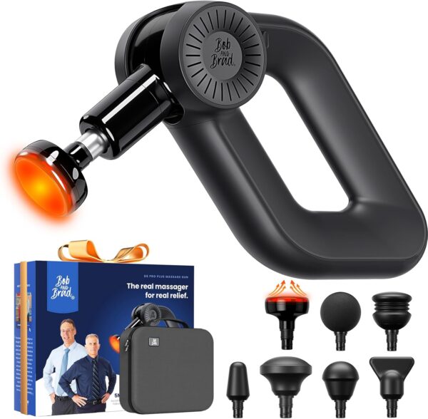 71EnxuamNlL._AC_SL1500_.jpg BOB AND BRAD D6 Pro Plus Massage Gun with Heat, Deep Tissue Percussion with 16mm Amplitude, Professional Muscle Massager Gun for Athletes, Quiet Electric Handheld Massager