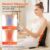 AERLANG Cordless Neck and Back Massager with Heat, 3D Shiatsu Kneading Pillow, 4 Massage Nodes & Bi-Directional Deep Tissue Massage for Neck/Shoulders/Back, Ideal Gift for Women & Men