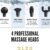 GLDN Mini Massage Gun with Luxurious Gold Finish, High Intensity Deep Tissue Percussion Massager for Back, Neck, & Body Pain, Electric Massager with 4 Massage Heads, Pain Relief Gifts for Men & Women