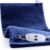 Massaging Weighted Heating Pad for Back Pain Relief,Heating Pads for Neck, Shoulder,Cramp,Portable Heated Pad with 3 Heat Settings & 6 Massage,18 Relaxing Combinations,Auto Off,12"*24",Dark Blue