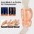 QUINEAR Cordless Calf Massager with Heat and Compression, Leg Massager for Circulation and Pain Relief, Portable Leg Massager with 3 Intensities & 3 Modes, Fast Recovery for Swelling, RLS