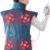 Heating Pads for Back Pain Relief,Wearable Electric Heating Pad with Massager, 24"x35" Extra Large Heated Pad for Neck and Shoulders Cramps,Auto-Shut Off,Machine Washable (Teal)