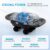 6 Head Massage Gun - Deep Tissue Massage Gun with 50 Adjustable Intensities & 9 Modes, Electric Percussion Massage Tool for Back, Leg, Muscle Pain Relief, Ideal Gifts for Friends and Parents