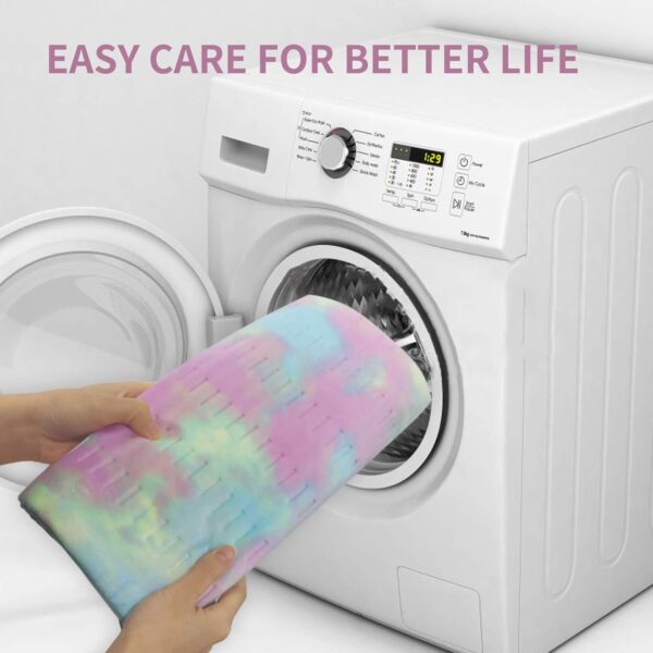 71xp9lvGaYL._AC_SL1500_.jpg GOQOTOMO Electric Heated Pad for Back/Waist/Abdomen/Sh-oulder/Neck Pain and Cramps Relief - Moist and Dry Heat Therapy with Auto-Off Hot Heating Pad by-Rainbow