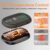 Heating Pad for Back, Lumbar Massager, Heated Waist Belt Wrap, Lower Back Pad with Heat Vibration 3 Levels Adjustable, 180 mins Battery, Cordless Portable, Touchscreen Control
