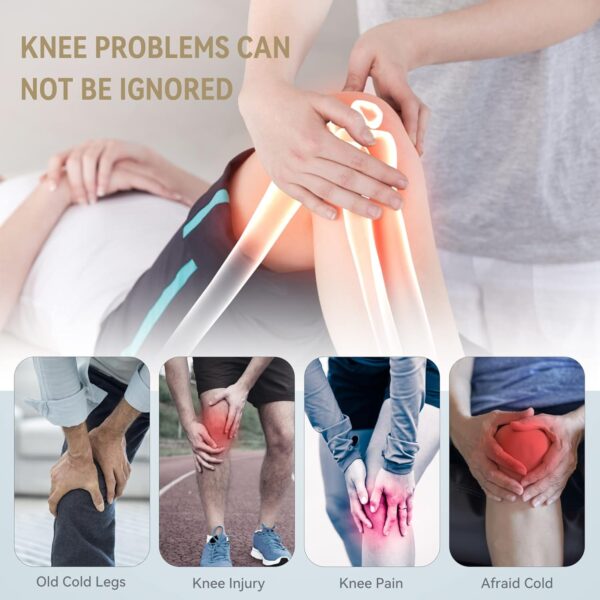 FIT KING Air Compression Foot and Leg Compression Massager for Circulation and Pain Relief with Knee Heating Therapy - Handheld Controller 3 Modes 3 Intensities - Gift for Mom Wife Family