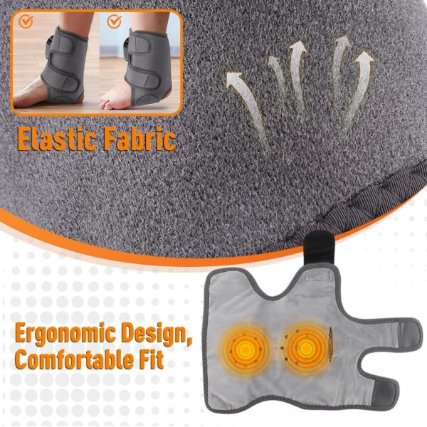 71ygjgyikHL._AC_SL1000_.jpg Foot and Ankle Massager for Pain Relief, Cordless Ankle Heating Pad Foot Renew Triple Method Massager with Adjustable Timer, 6 Heat Levels, 3 Vibration Modes, Grey