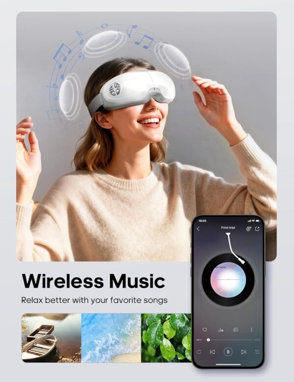 812wdiu3q0L._AC_SL1500_.jpg Lupow Eye Massager with Heat, Gift for Women & Men, Eye Mask with Music & White Noise for Migraine, Dry Eyes & Migraines Relief - Birthday, Christmas Gifts for Mom/Dad, Her/Him