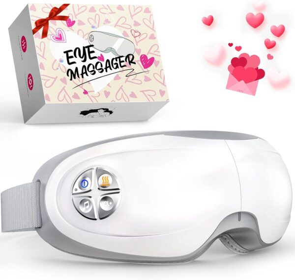 81GoDlLx8L._AC_SL1500_.jpg Lupow Eye Massager with Heat, Gift for Women & Men, Eye Mask with Music & White Noise for Migraine, Dry Eyes & Migraines Relief - Birthday, Christmas Gifts for Mom/Dad, Her/Him
