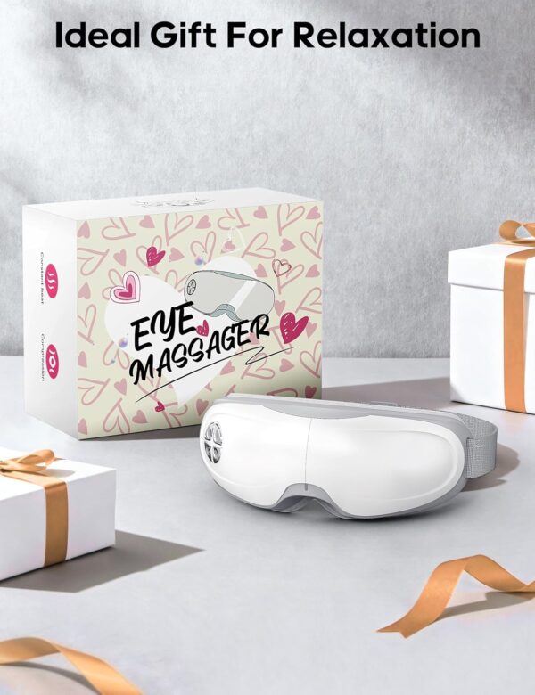 81QSpDBE5DL._AC_SL1500_.jpg Lupow Eye Massager with Heat, Gift for Women & Men, Eye Mask with Music & White Noise for Migraine, Dry Eyes & Migraines Relief - Birthday, Christmas Gifts for Mom/Dad, Her/Him