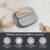 Snailax Vibration Foot Massager with Heat,Remote Control,Adjustable Vibration Speed Electric Massager Machine for Circulation,Plantar Fasciitis, Pain