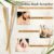 Yinkin 72 Pcs Bamboo Back Scratcher Bulk Traditional Manual Back Massager Wooden Long Scratcher for Itching Relief and Body Massage Elderly Men Women Friend and Family Nursing Gifts