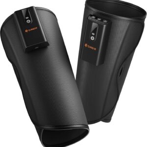 QUINEAR Rechargeable Calf Massager with Air Compression, Leg Massager for Circulation and Pain Relief, Portable Leg Massager with 6 Intensities & 3 Modes, Fast Recovery for Swelling, Relax for Gym