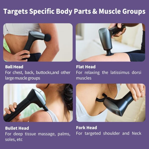 81h-RgNJSL._AC_SL1500_.jpg 2-in-1 Detachable Muscle Massage Gun Deep Tissue with 20'' Extension Handle, Back and Neck Massager for Pain Relief, Handheld Massager for Shoulder Lower Back Leg Waist, FSA-HSA Eligible