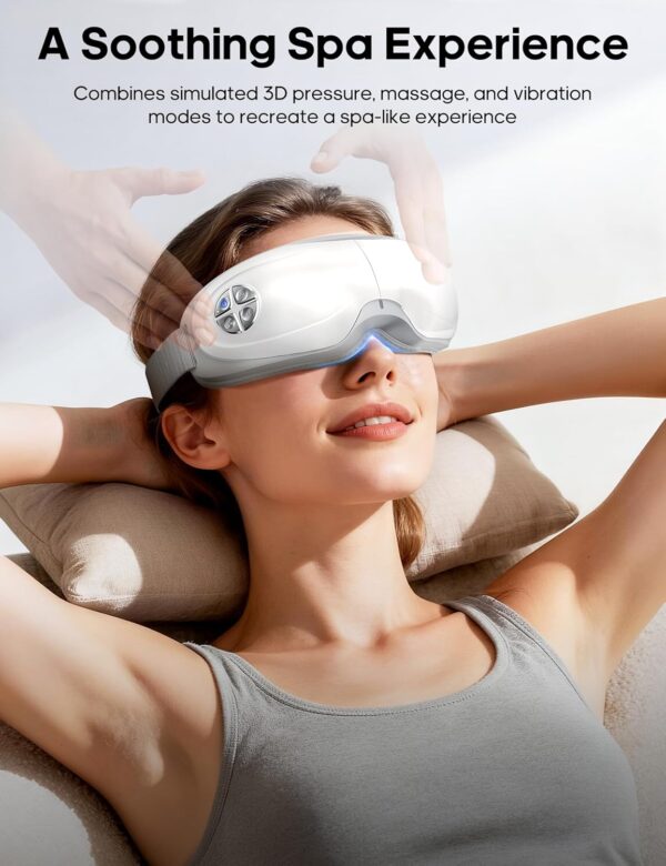 81qlxBvnkpL._AC_SL1500_.jpg Lupow Eye Massager with Heat, Gift for Women & Men, Eye Mask with Music & White Noise for Migraine, Dry Eyes & Migraines Relief - Birthday, Christmas Gifts for Mom/Dad, Her/Him